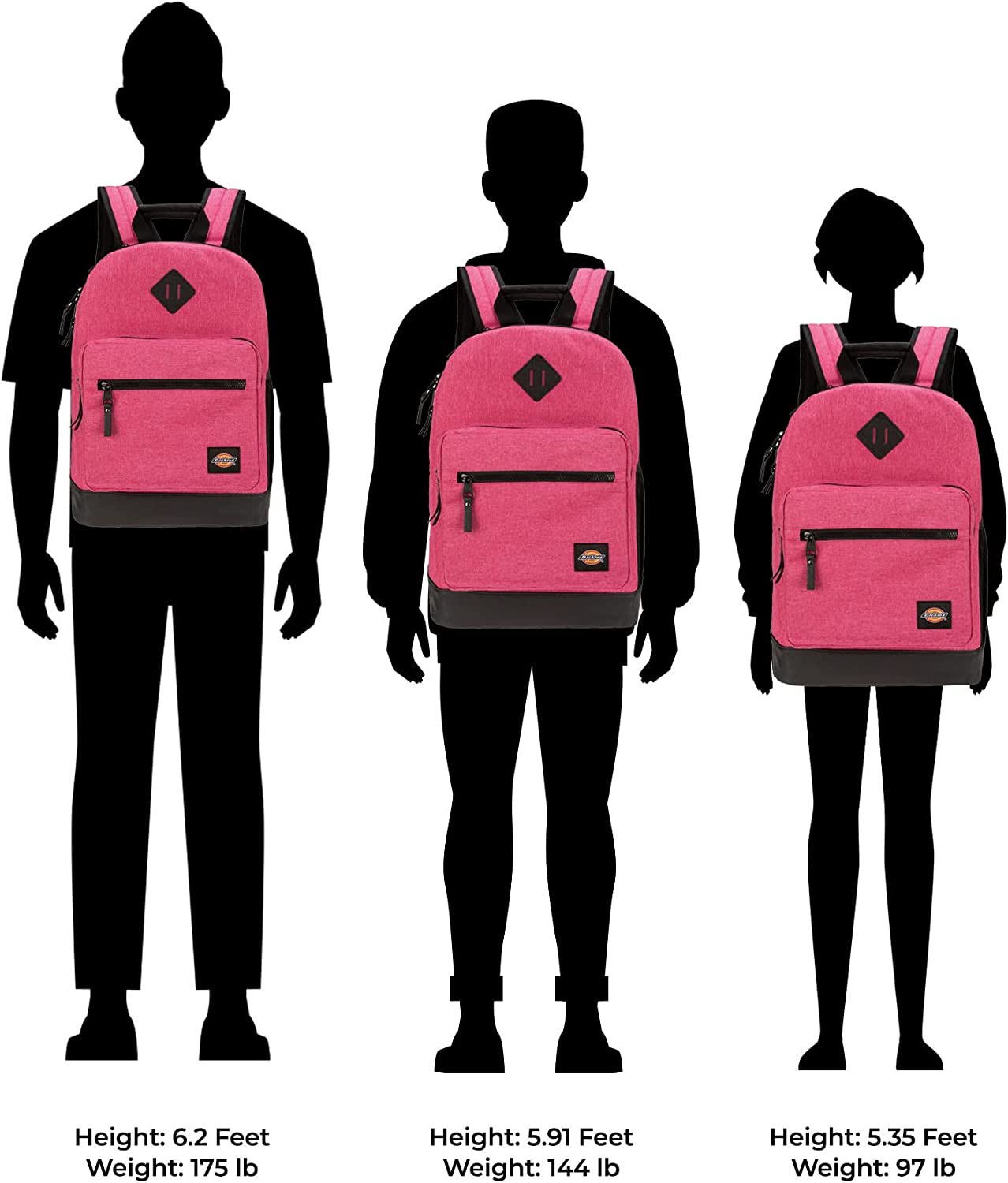 Dickies Signature Backpack for School Classic Logo Water Resistant Casual Daypack for Travel Fits 15.6 Inch Notebook - Image 6